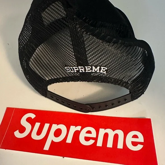 Supreme Black Mesh Cap - Picture 2 of 3